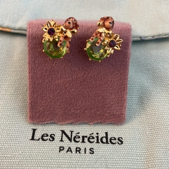 Anthropologie Jewelry - LES NEREIDES dog 🐶 studs